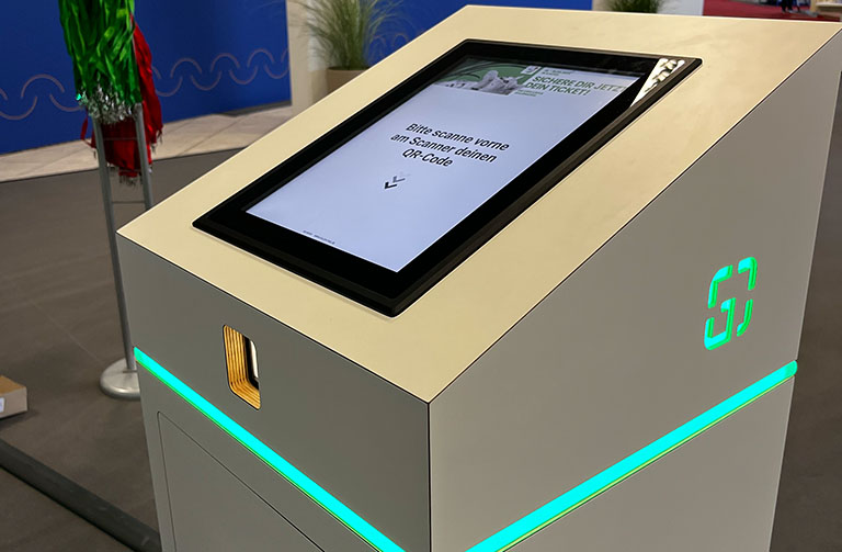 PRO garten und tier Check-in Kiosk-Detail